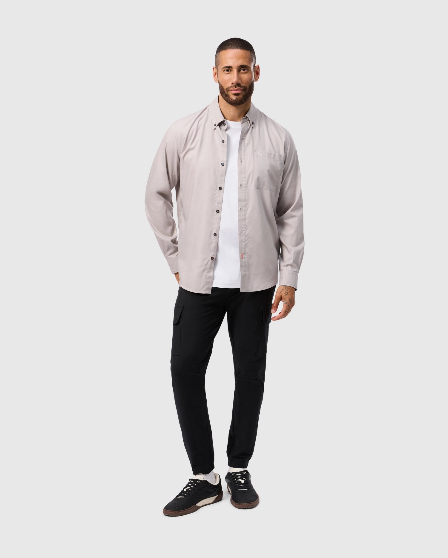 MENS JARED COTTON MODAL SHIRT - B6C774D200
