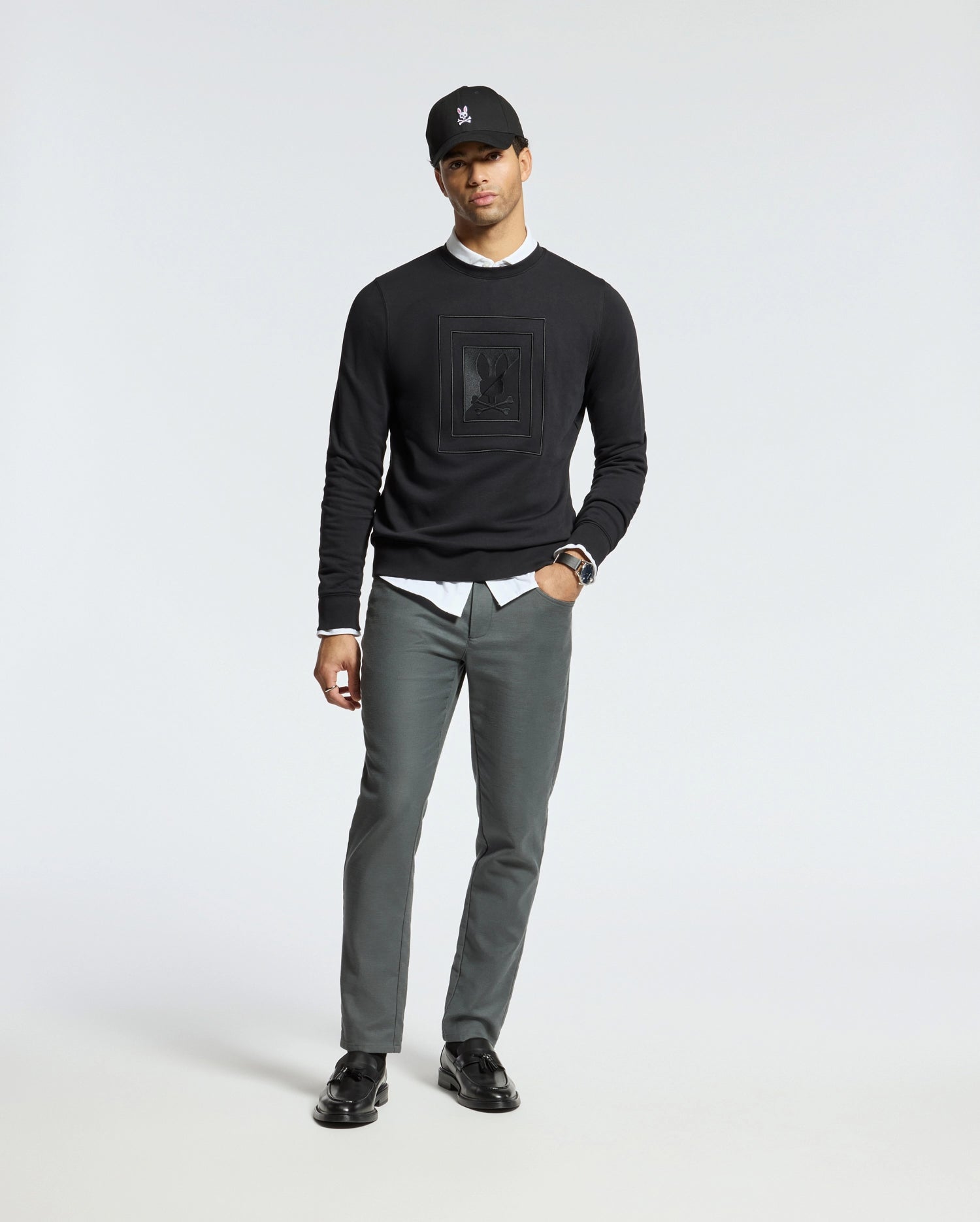 MENS OAK CITY CREW NECK - B6S274E200