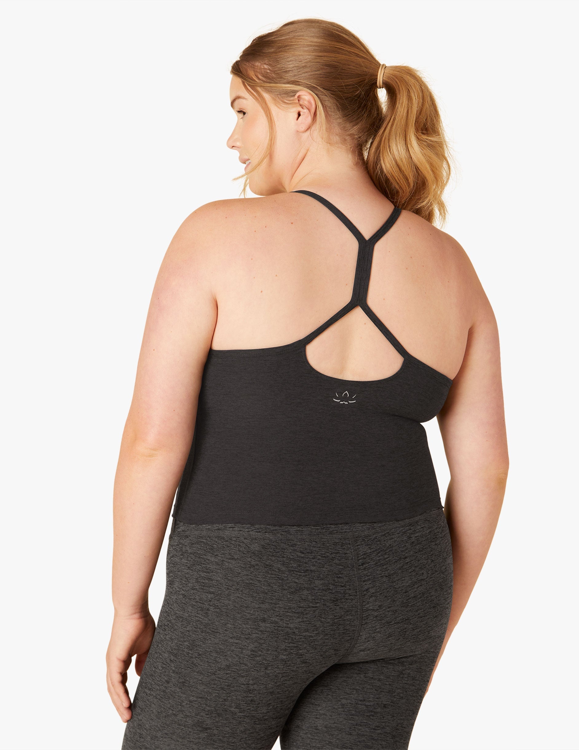 Spacedye Slim Racerback Cropped Tank