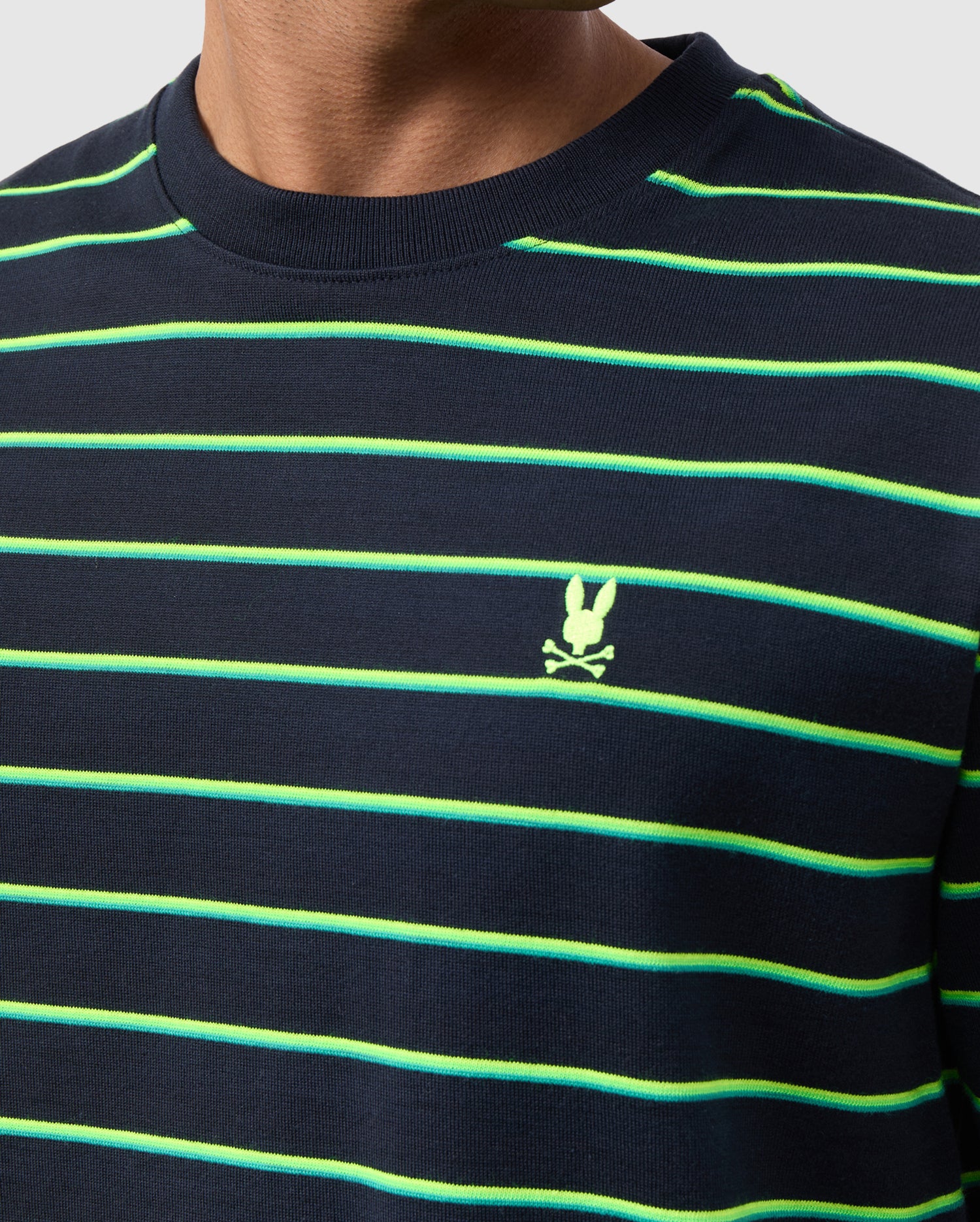 MENS ALTON STRIPE OVERSIZED TEE - B6U409C200