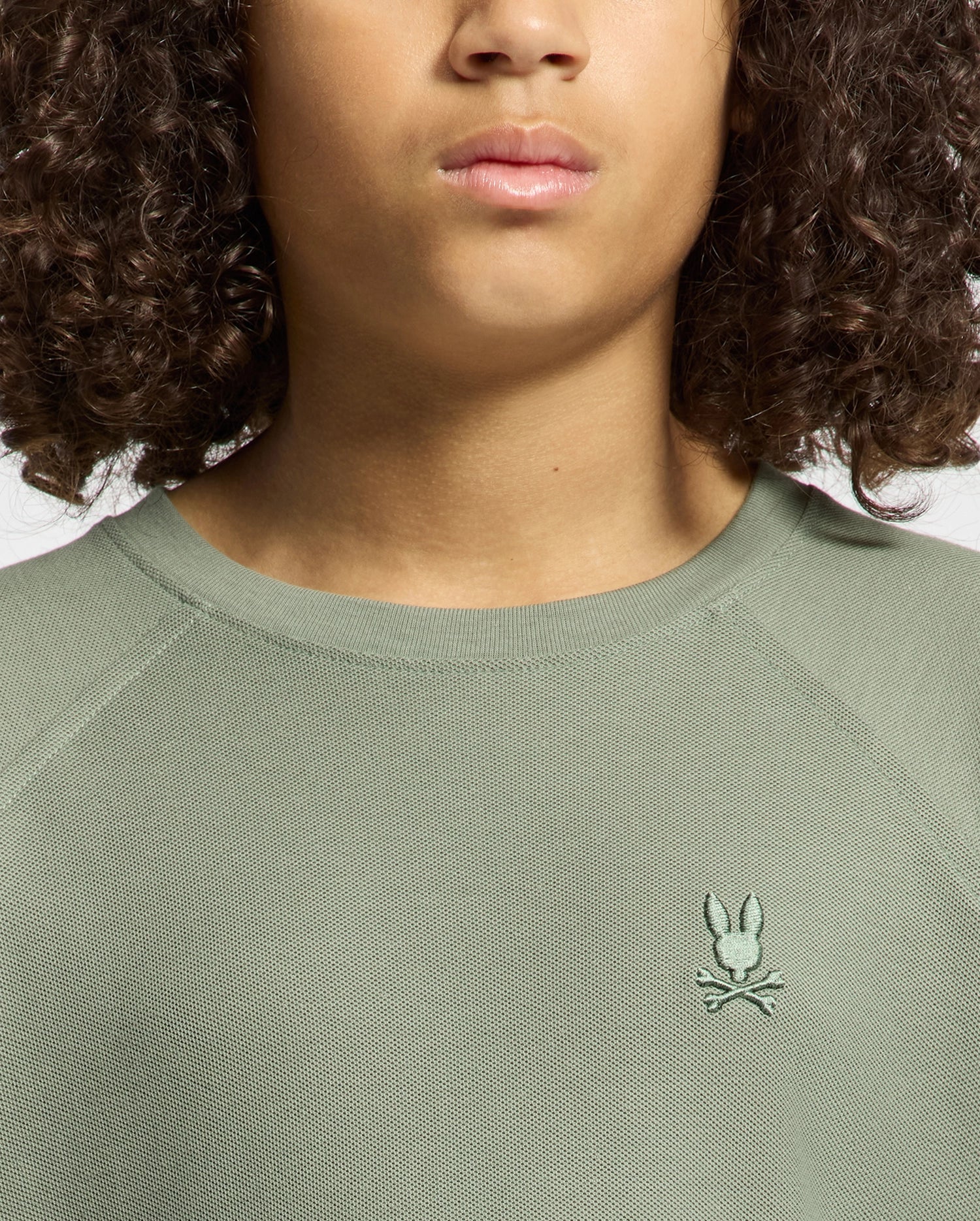 KIDS TAYLOR PIQUE LONG SLEEVE TEE - B0T580F200